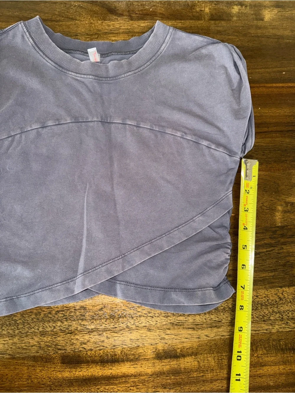 Free People FP Movement Hot shot crossover Charcoal Muscle Top